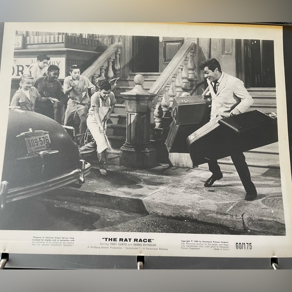 Vintage movie still/photograph from “The Rat Race” (1960)